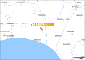 map of Yosowilangun