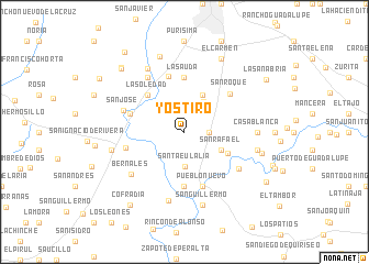 map of Yóstiro