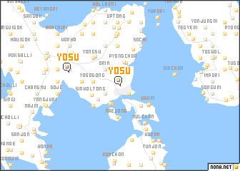 map of Yŏsu