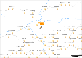 map of Yos