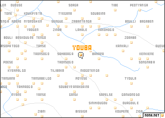 map of Youba