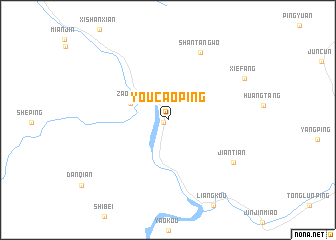 map of Youcaoping