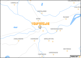 map of Youfangjie