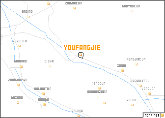 map of Youfangjie