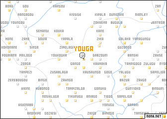 map of Youga