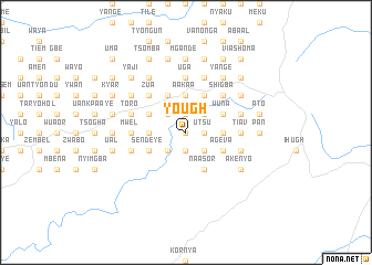 map of Yough