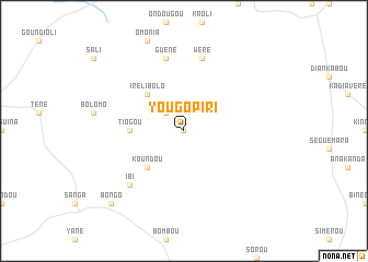 map of Yougopiri