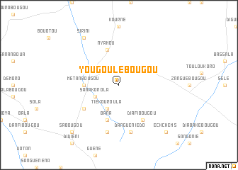 map of Yougoulébougou