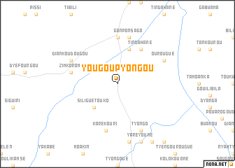 map of Yougoupyongou