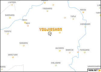 map of Youjiashan