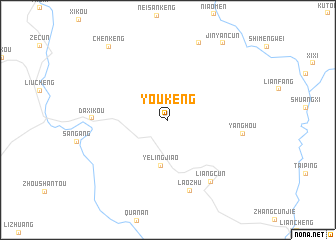 map of Youkeng