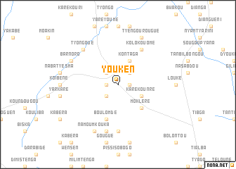 map of Youken