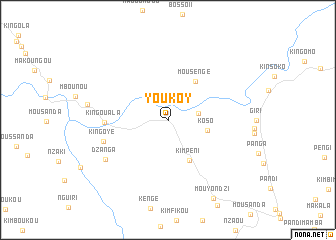 map of Youkoy