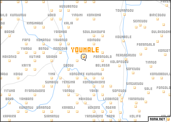 map of Youmalé