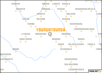 map of Younga-Younga