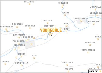 map of Youngdale