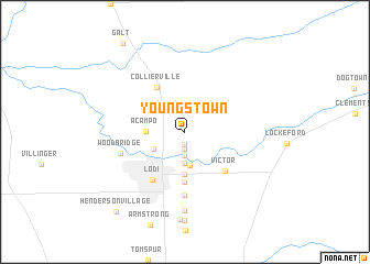 map of Youngstown