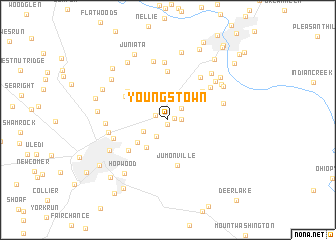 map of Youngstown