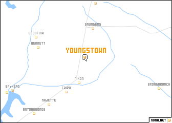 map of Youngstown