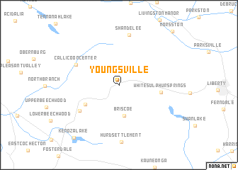 map of Youngsville