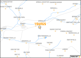 map of Youngs