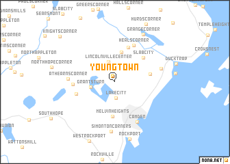 map of Youngtown