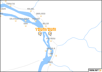 map of Youni