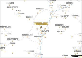 map of Yŏŭnjak