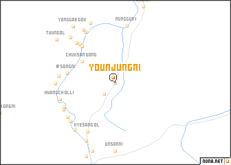 map of Yŏunjung-ni