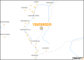 map of Yŏunsang-ni
