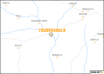 map of Youorédoula