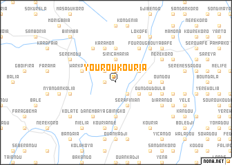 map of Youroukouria