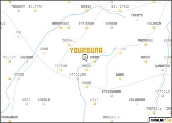 map of Yourouna