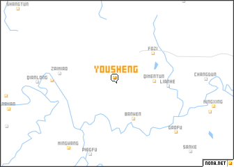 map of Yousheng