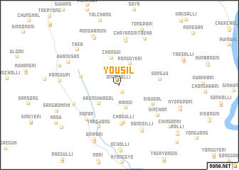 map of Yŏusil