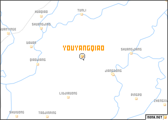 map of Youyangqiao