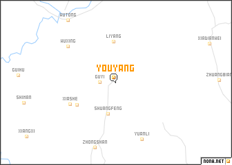 map of Youyang