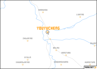 map of Youyucheng