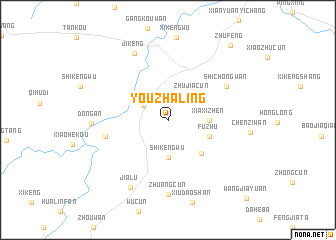 map of Youzhaling