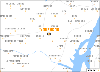 map of Youzhang