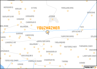 map of Youzhazhen