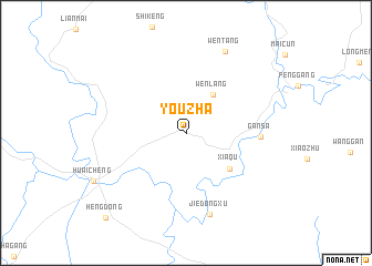 map of Youzha