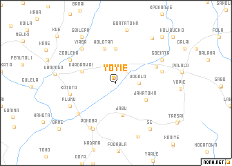 map of Yoyie