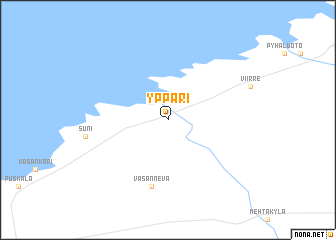 map of Yppäri
