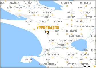 map of Yppenbjerg