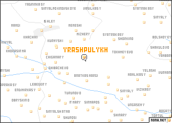 map of Yrashpulykh