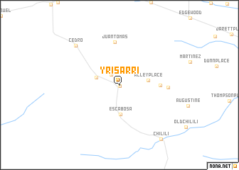 map of Yrisarri