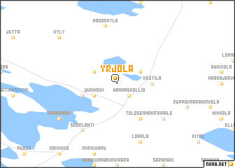map of Yrjölä