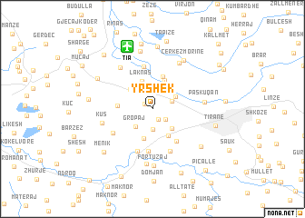 map of Yrshek