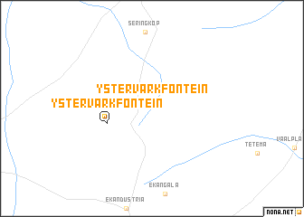 map of Ystervarkfontein